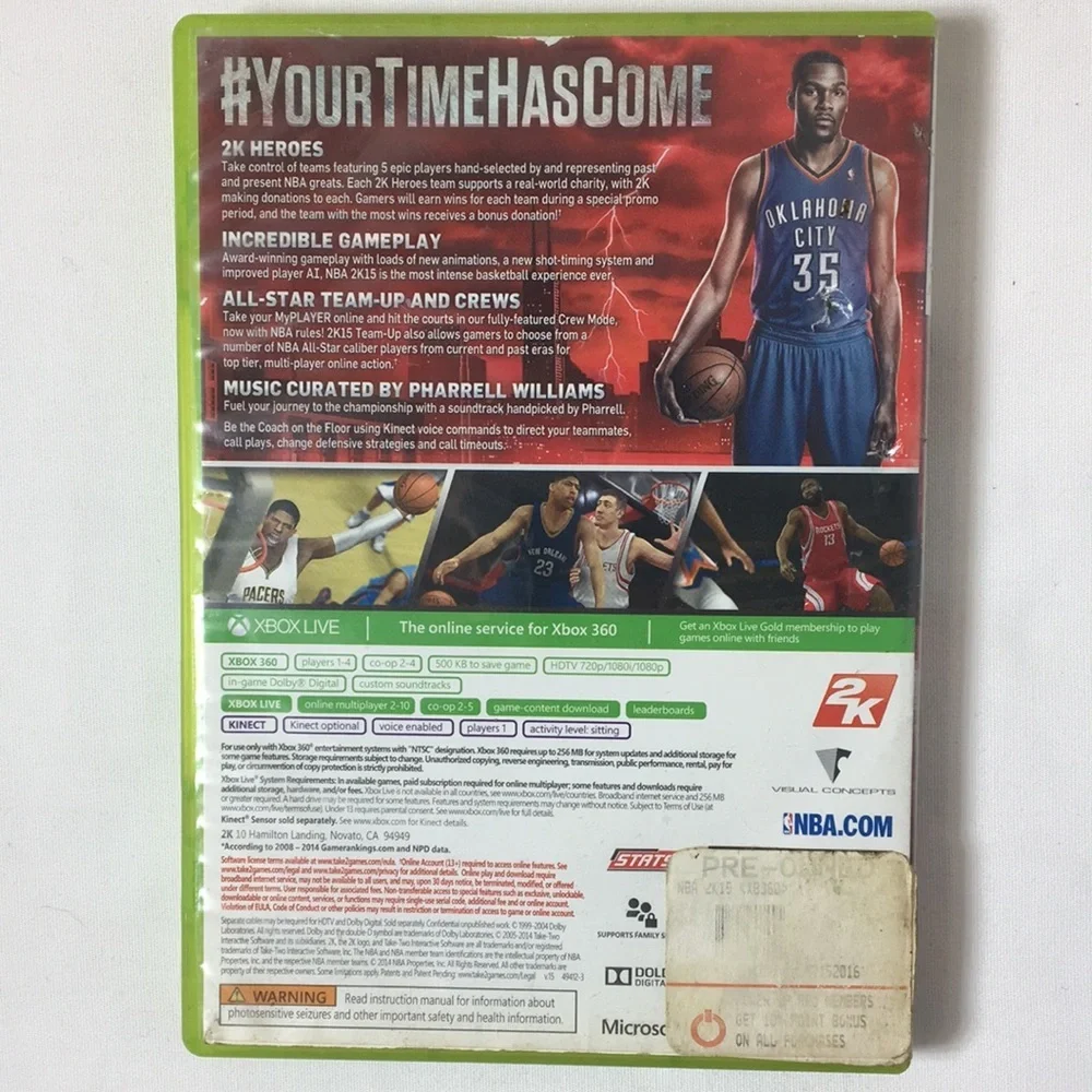 NBA 2K15 Xbox 360